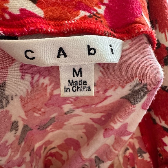 CAbi Red and White Floral Dress - Picture 6 of 7